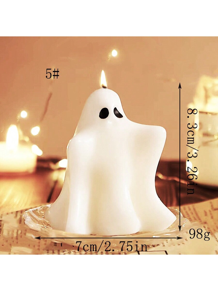 Enchant Your Space with Our Handmade Halloween Ghost Shaped Scented Candle - Perfect for Holidays, Parties, and Decorating Your Home!