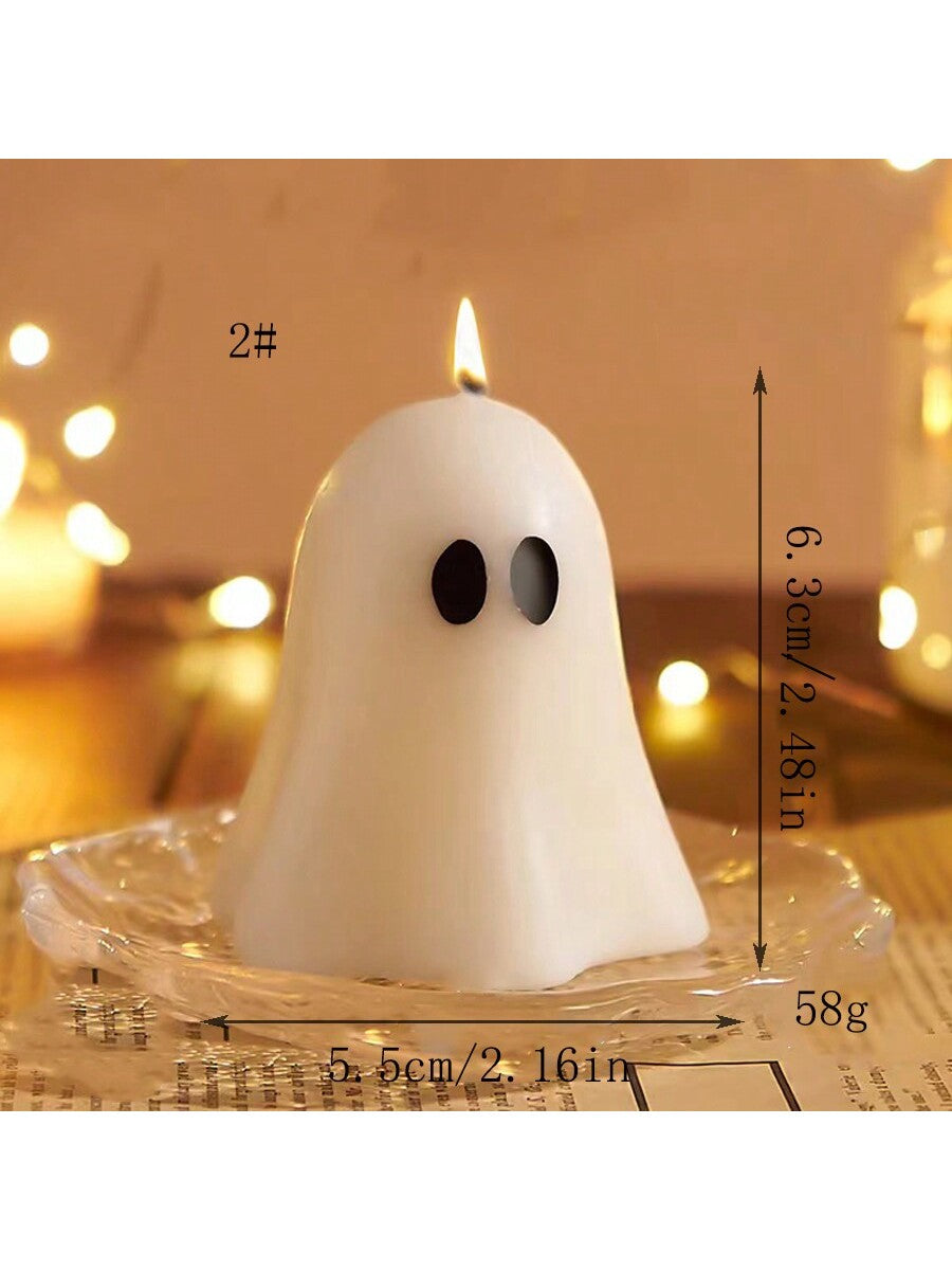 Enchant Your Space with Our Handmade Halloween Ghost Shaped Scented Candle - Perfect for Holidays, Parties, and Decorating Your Home!