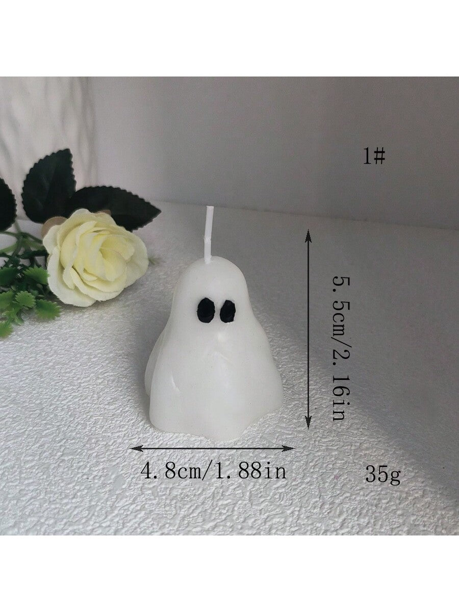 Enchant Your Space with Our Handmade Halloween Ghost Shaped Scented Candle - Perfect for Holidays, Parties, and Decorating Your Home!