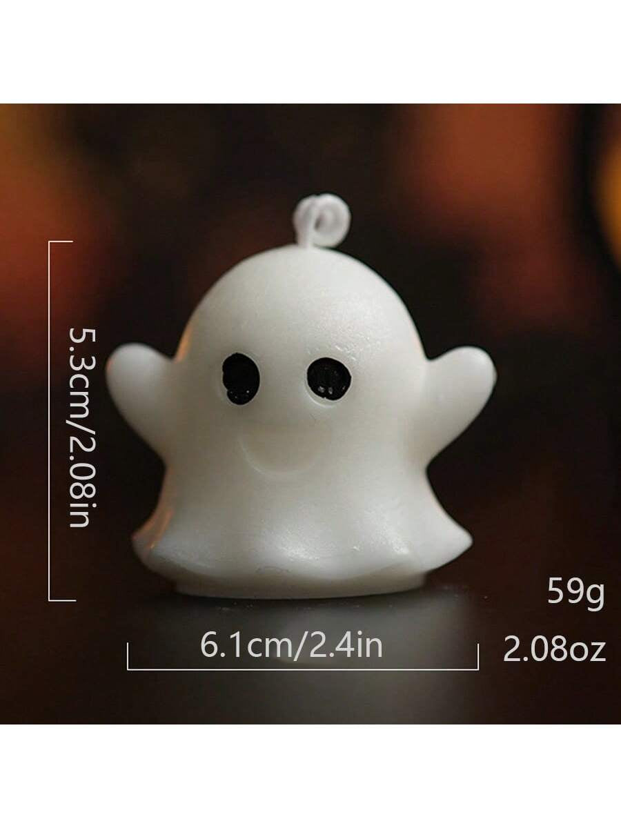 Enchant Your Space with Our Handmade Halloween Ghost Shaped Scented Candle - Perfect for Holidays, Parties, and Decorating Your Home!