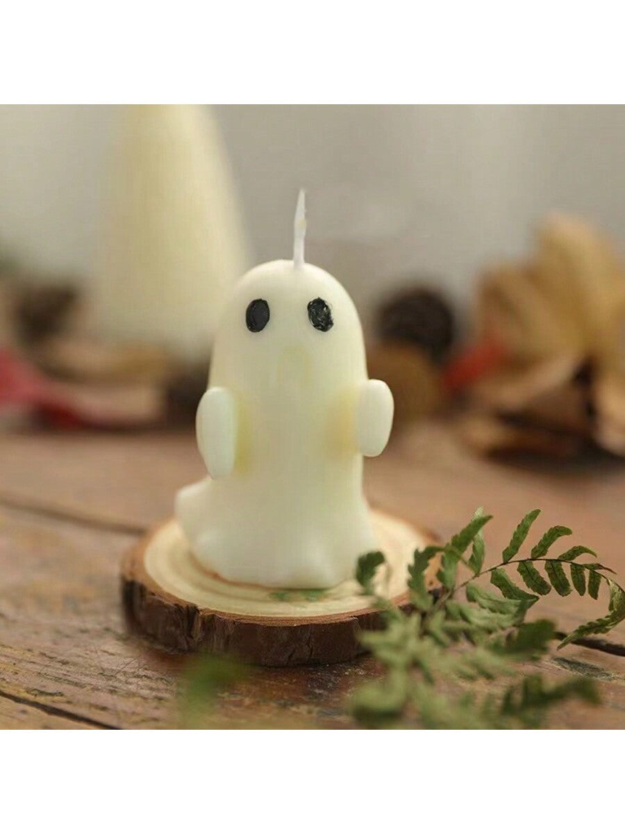 Enchant Your Space with Our Handmade Halloween Ghost Shaped Scented Candle - Perfect for Holidays, Parties, and Decorating Your Home!