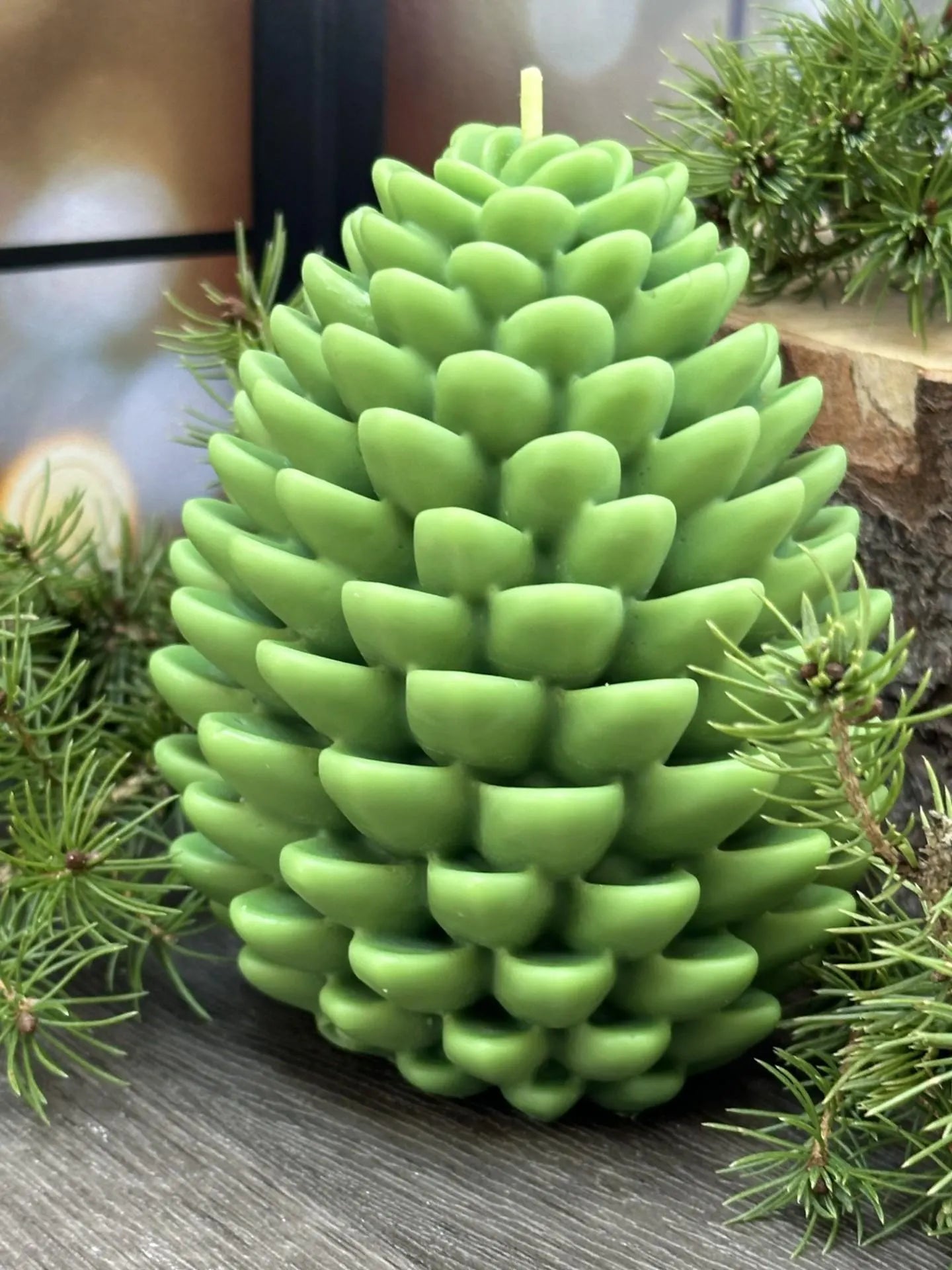 Holiday Pillar Candles, Large Pinecone Fall Holiday Candles, Choose Your Favorite Seasonal Scent, Decorative Candles, Handmade Holiday Gifts