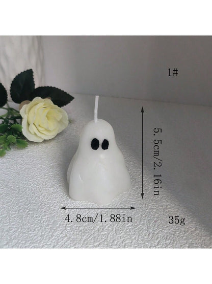 Enchant Your Space with Our Handmade Halloween Ghost Shaped Scented Candle - Perfect for Holidays, Parties, and Decorating Your Home!