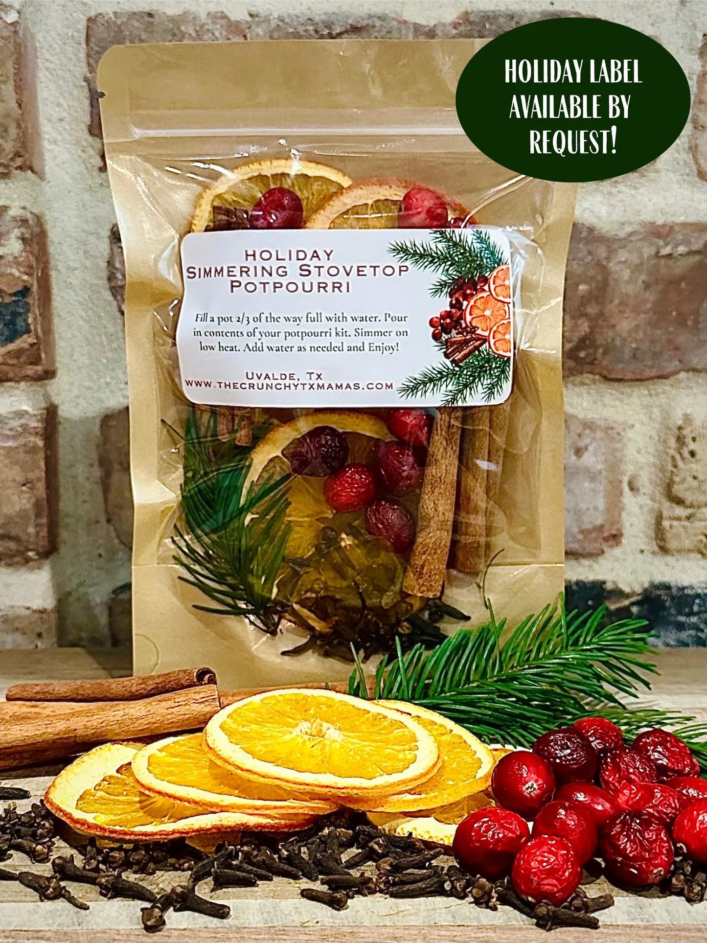 Christmas Simmering Stovetop Potpourri Mix: Winter Holiday Fragrance