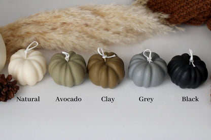 Pumpkin Candle, Pumpkin Shaped Candle, Halloween Decor, Fall Decor, Pumpkin Scented Candle, Halloween Candles, Table Decor, Autumn Decor