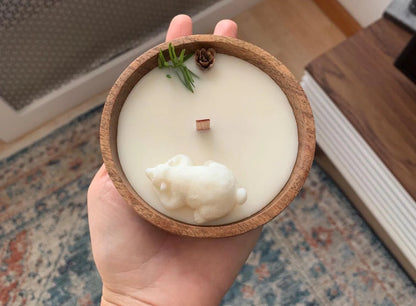 Christmas Candle, Polar Bear Candles, Winter Wonderland Candle, Christmas, Holiday Gift, Handmade Candles, Scented Candles, Christmas Decor