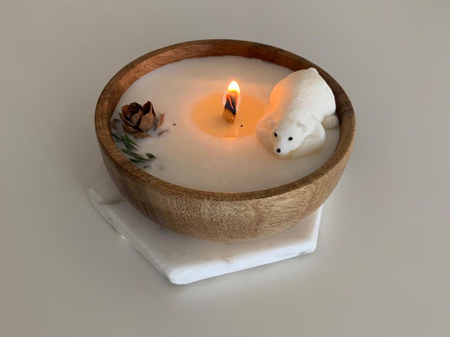 Christmas Candle, Polar Bear Candles, Winter Wonderland Candle, Christmas, Holiday Gift, Handmade Candles, Scented Candles, Christmas Decor