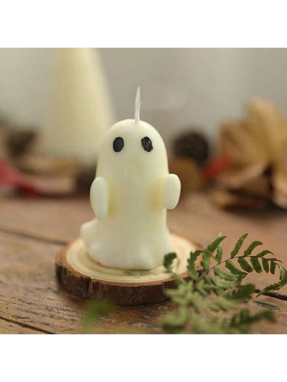 Enchant Your Space with Our Handmade Halloween Ghost Shaped Scented Candle - Perfect for Holidays, Parties, and Decorating Your Home!