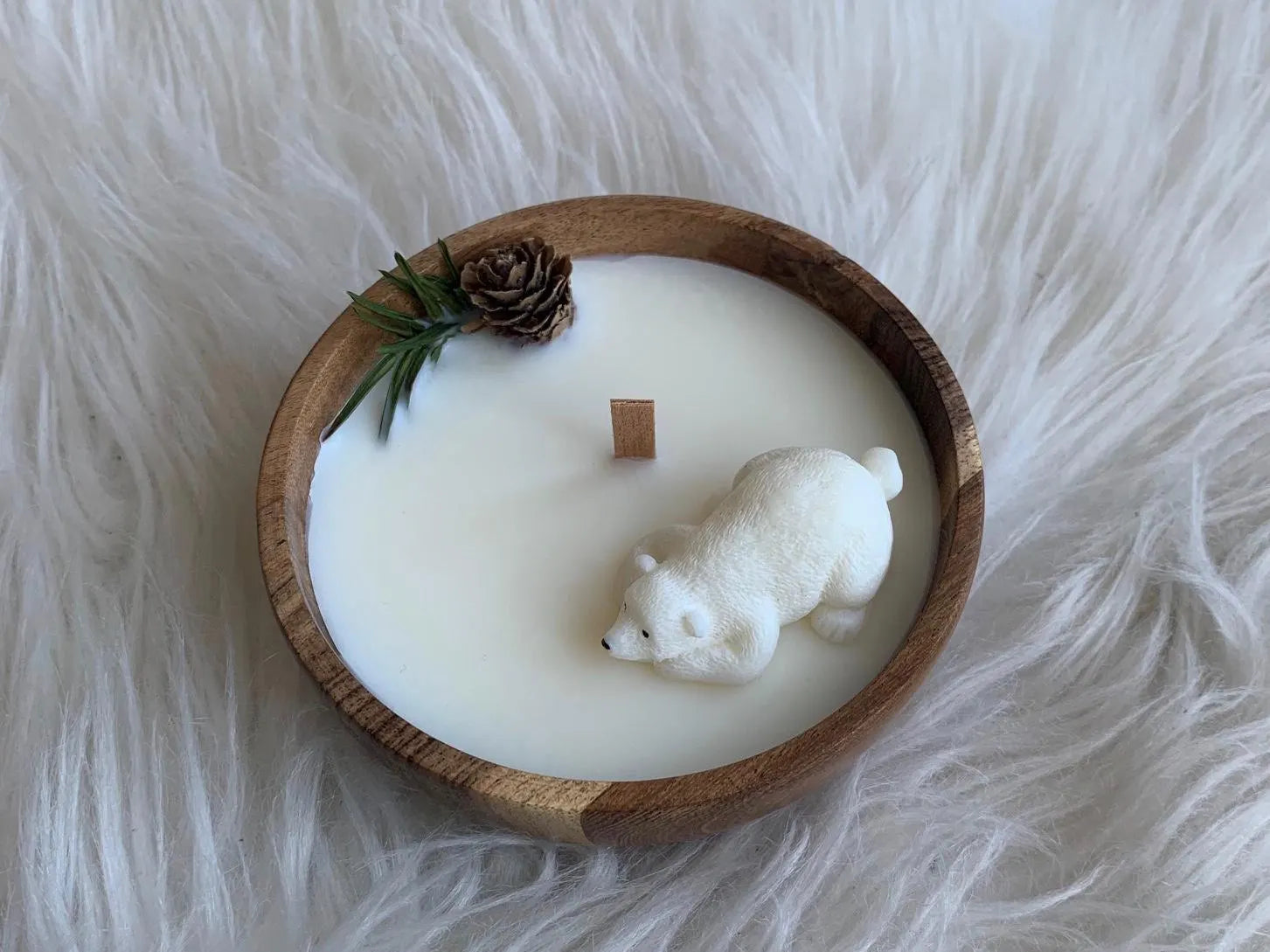 Christmas Candle, Polar Bear Candles, Winter Wonderland Candle, Christmas, Holiday Gift, Handmade Candles, Scented Candles, Christmas Decor