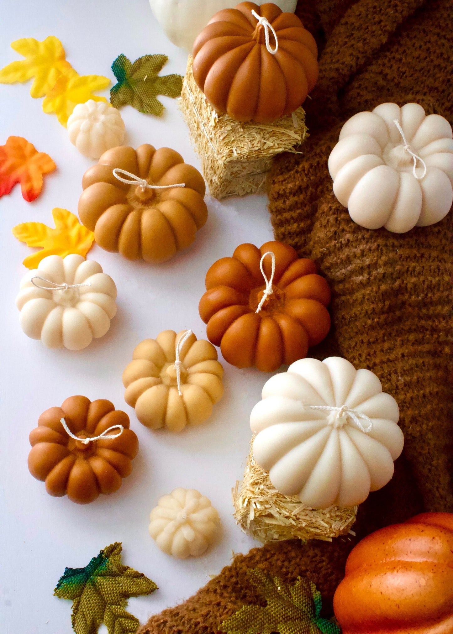 Pumpkin Candle, Pumpkin Shaped Candle, Halloween Decor, Fall Decor, Pumpkin Scented Candle, Halloween Candles, Table Decor, Autumn Decor