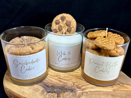 Dessert Collection Soy Wax Candles Salted Caramel Pretzel/Hot Fudge Brownie/Hot Baked Apple Pie/ Pumpkin Crunch Cake and More!