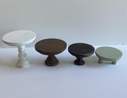 WOODEN RISERS | Tiered Tray Decor | Soap Display | Candle or Plant Stand | Kitchen | Farmhouse | Pedestal | Rustic | Wood Tray | Cupcake