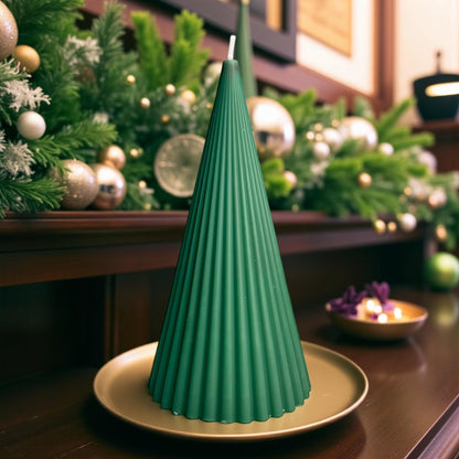 Christmas Tree Candle in Variety of Shapes: Holiday Scented Soy Candle / Xmas Decor